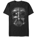 Men's Star Wars Darth Vader Pixel Face T-Shirt