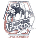 Men's Star Wars: Empire Strikes Back AT-AT Walkers Distressed Pull Over Hoodie