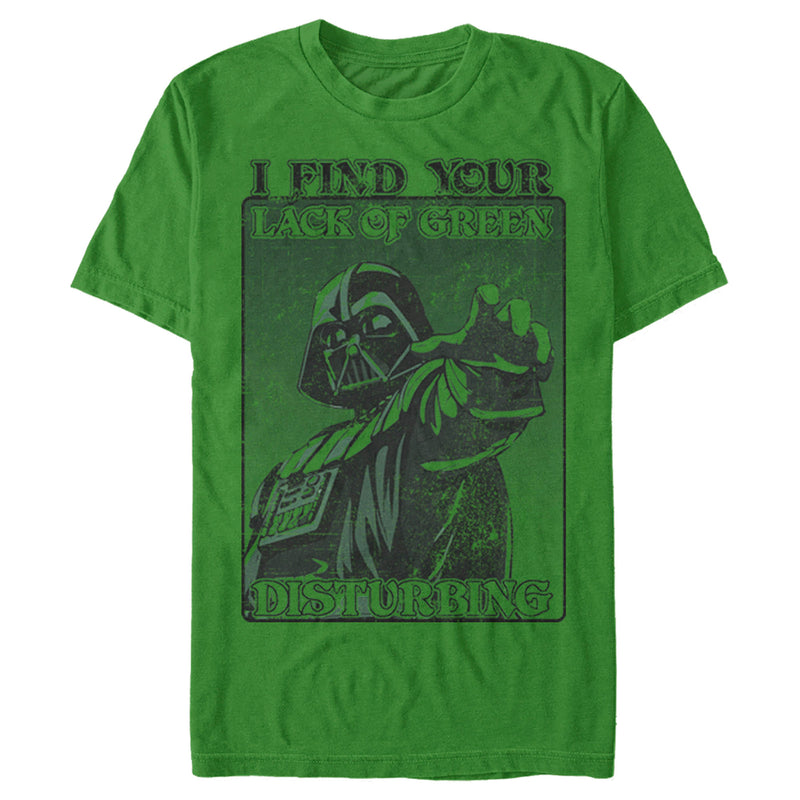 Men's Star Wars Darth Vader St. Patrick's Day Lack of Green T-Shirt