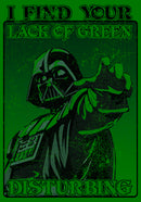 Men's Star Wars Darth Vader St. Patrick's Day Lack of Green T-Shirt