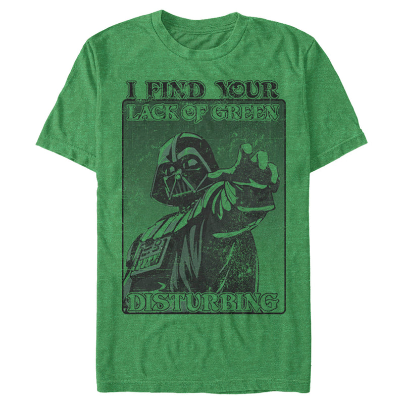 Men's Star Wars Darth Vader St. Patrick's Day Lack of Green T-Shirt