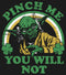 Junior's Star Wars Yoda St. Patrick's Day Pinch Me You Will Not Festival Muscle Tee