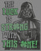 Boy's Star Wars Darth Vader St. Patrick's Day Luck Is Strong With This One Performance Tee