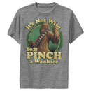 Boy's Star Wars St. Patrick's Day It's Not Wise To Pinch A Wookie Performance Tee