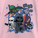 Girl's Star Wars Empire Cartoon Characters T-Shirt