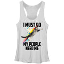 Women's Lost Gods My People Need Me Cat Racerback Tank Top