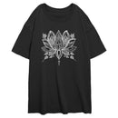 Junior's Lost Gods Lotus Flower Sketch T-Shirt