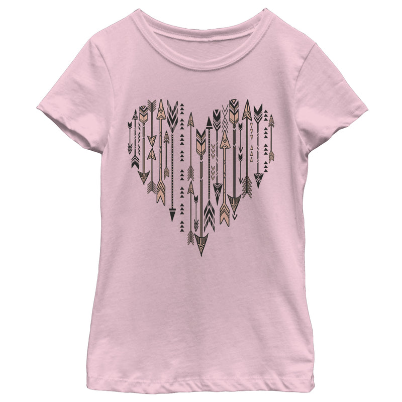 Girl's Lost Gods Arrow Heart T-Shirt