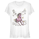 Junior's Lost Gods Wild Horse Sketch T-Shirt