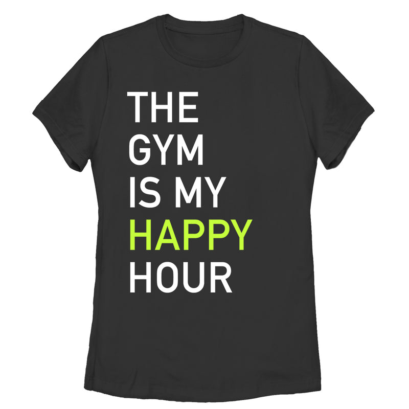 Women's CHIN UP Gym Happy Hour T-Shirt