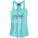 Junior's CHIN UP Mind Over Matter Racerback Tank Top