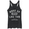 Women's CHIN UP Woke Up Like This 1999 Racerback Tank Top