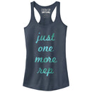 Junior's CHIN UP Just One More Rep Racerback Tank Top