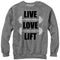 Women's CHIN UP Live Love Lift Sweatshirt