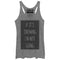 Women's CHIN UP Snowing Not Going Racerback Tank Top