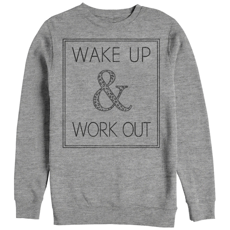 Women's CHIN UP Wake Up and Work Out Sweatshirt