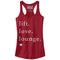 Junior's CHIN UP Lift Love Lounge Racerback Tank Top