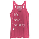 Women's CHIN UP Lift Love Lounge Racerback Tank Top