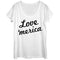 Women's Lost Gods Fourth of July  Love Merica Scoop Neck