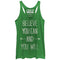 Women's CHIN UP Believe You Can and You Will Racerback Tank Top