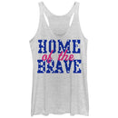 Women's Lost Gods Fourth of July  Home of the Brave Racerback Tank Top