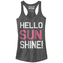 Junior's CHIN UP Hello Sunshine Racerback Tank Top