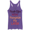 Women's CHIN UP Push-Ups and Pumpkin Pie Racerback Tank Top