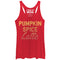 Women's CHIN UP Pumpkin Spice Latte Racerback Tank Top
