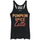 Women's CHIN UP Pumpkin Spice Latte Racerback Tank Top