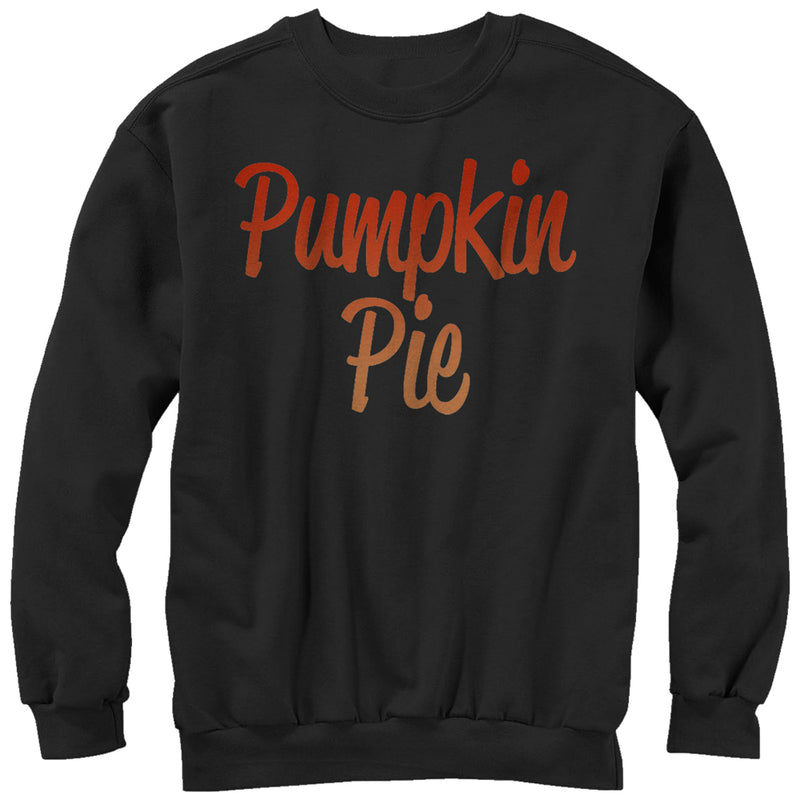 Women's CHIN UP Cursive Pumpkin Pie Sweatshirt