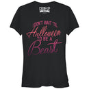 Junior's CHIN UP Halloween Beast T-Shirt