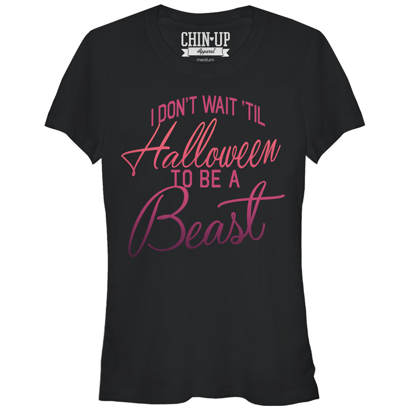 Junior's CHIN UP Halloween Beast T-Shirt