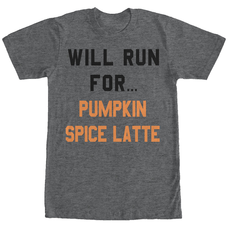 Women's CHIN UP Will Run for Pumpkin Spice Latte Boyfriend Tee
