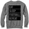 Women's CHIN UP Eat Sleep Football Repeat Sweatshirt