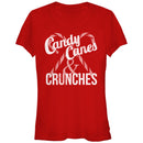 Junior's CHIN UP Christmas Candy Canes and Crunches T-Shirt