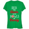 Junior's CHIN UP Christmas Candy Deck the Halls T-Shirt