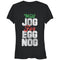 Junior's CHIN UP Christmas Jog for Egg Nog T-Shirt