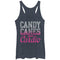 Women's CHIN UP Christmas Candy Cane Cardio Racerback Tank Top