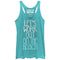 Women's CHIN UP Work Out on the Beach Racerback Tank Top