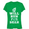 Junior's CHIN UP Running For Beer T-Shirt
