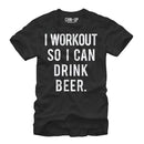 Men's CHIN UP Workout for Beer T-Shirt
