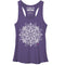 Women's CHIN UP Henna Flower Racerback Tank Top