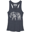 Women's CHIN UP Zen Elephant Racerback Tank Top