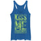 Women's CHIN UP Kiss Me I Work Out Racerback Tank Top