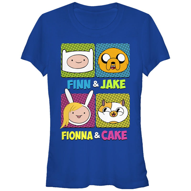 Junior's Adventure Time Finn Jake Fionna Cake T-Shirt