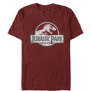 Men's Jurassic Park Vintage Logo T-Shirt