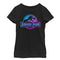 Girl's Jurassic Park Ombre Fade Logo T-Shirt