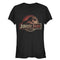 Junior's Jurassic Park Earth Tone Logo T-Shirt