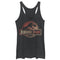 Women's Jurassic Park Earth Tone Logo Racerback Tank Top