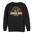 Men's Jurassic Park Neon T Rex Logo Sweatshirt